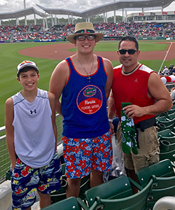 Doyle at Baseball Game 2